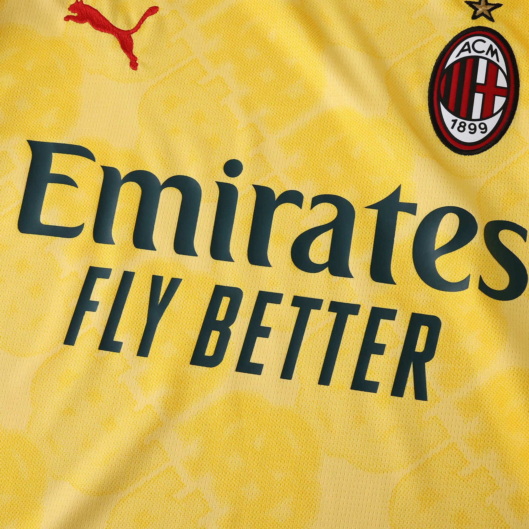 Camisa AC Milan Third Away 25/26 - Torcedor Masculina Amarela