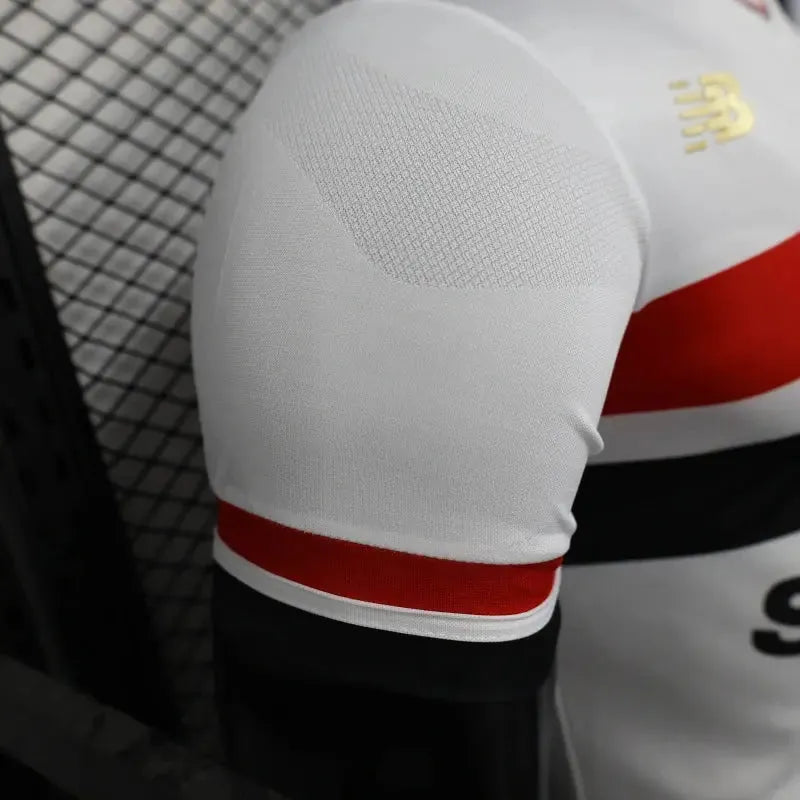 "Camisa São Paulo Home 25/26 - Jogador Masculina Branca - Netmantos"