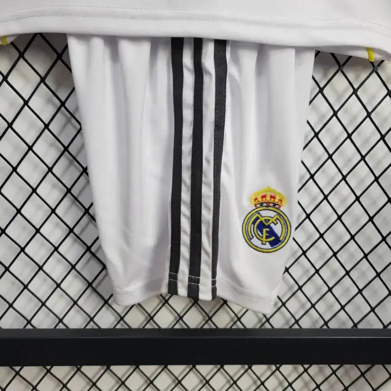 "Camisa Real Madrid Home 25/26 - Torcedor Infantil Branca - Netmantos"