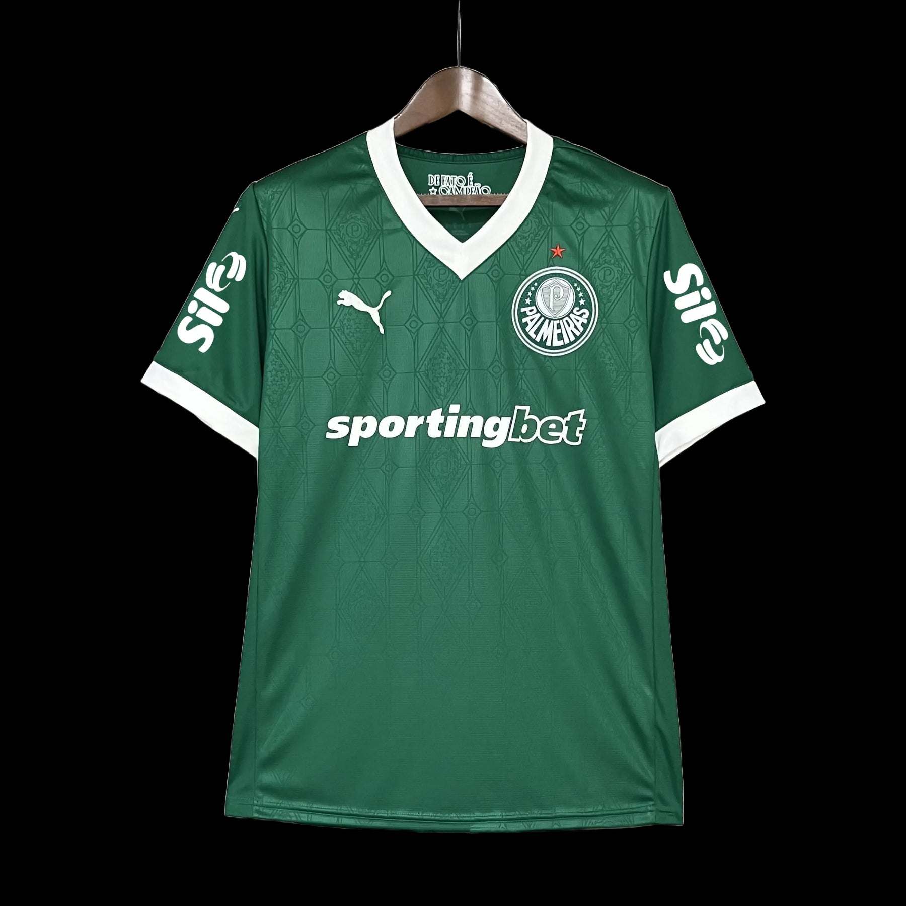 "Camisa Palmeiras Home 25/26 - Torcedor Masculina Verde + Patrocínios - Netmantos"