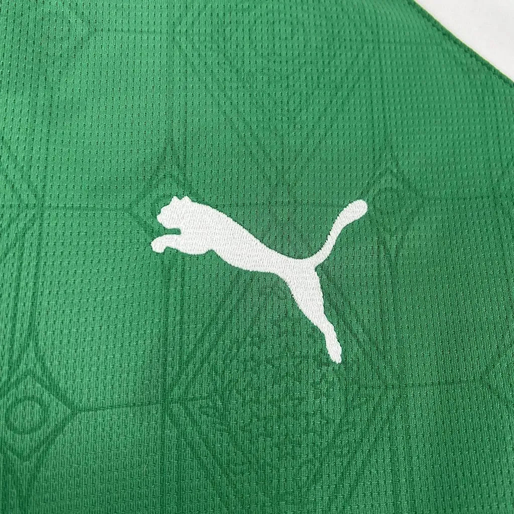 "Camisa Palmeiras Home 25/26 - Torcedor Masculina Verde + Patrocínios - Netmantos"