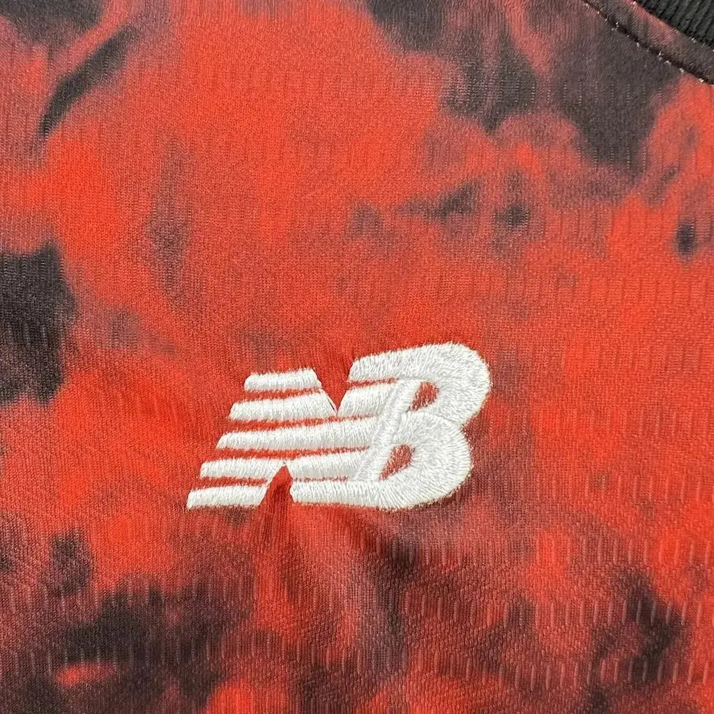 "Camisa São Paulo Third Away 24/25 - Torcedor Infantil Preta e Vermelha - Netmantos"