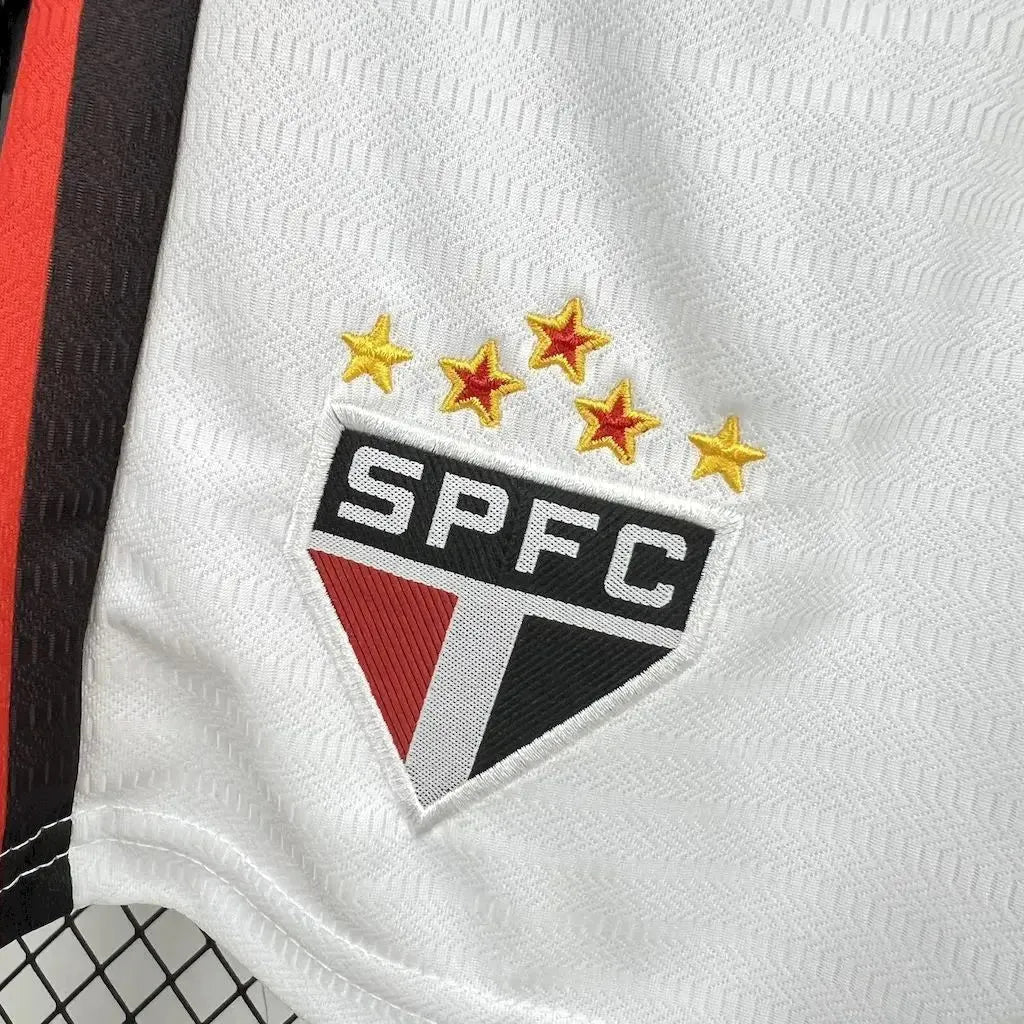 "Camisa São Paulo Third Away 24/25 - Torcedor Infantil Preta e Vermelha - Netmantos"