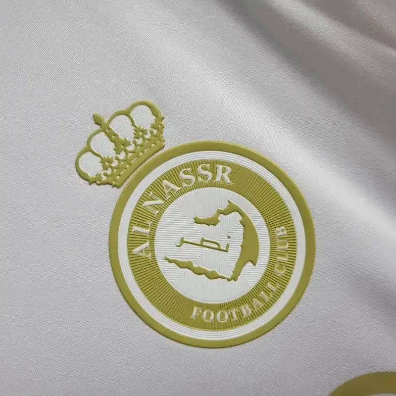 "Camisa Al-Nassr Third Away 24/25 - Torcedor Masculina Branca e Dourada - Netmantos"