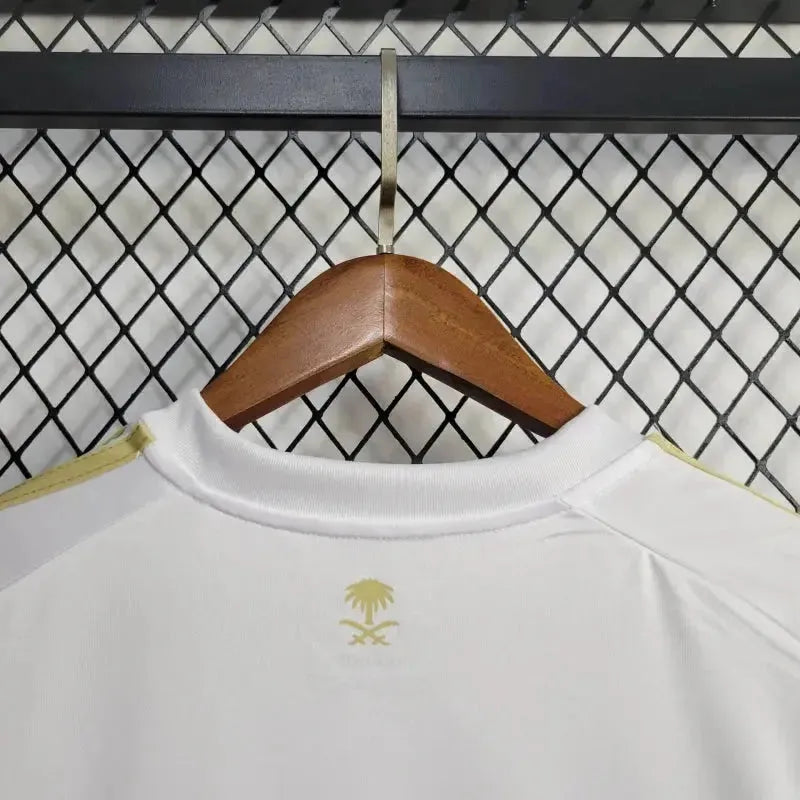 "Camisa Al-Nassr Third Away 24/25 - Torcedor Masculina Branca e Dourada - Netmantos"