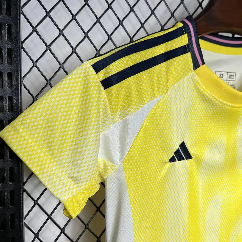 "Camisa Juventus Away 24/25 - Torcedor Infantil Amarela - Netmantos"