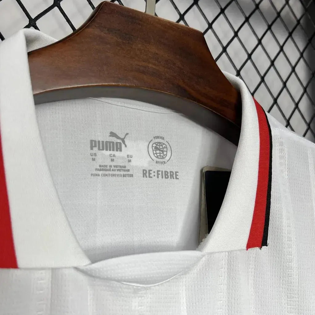 "Camisa AC Milan Away 24/25 - Torcedor Masculina Branca - Netmantos"