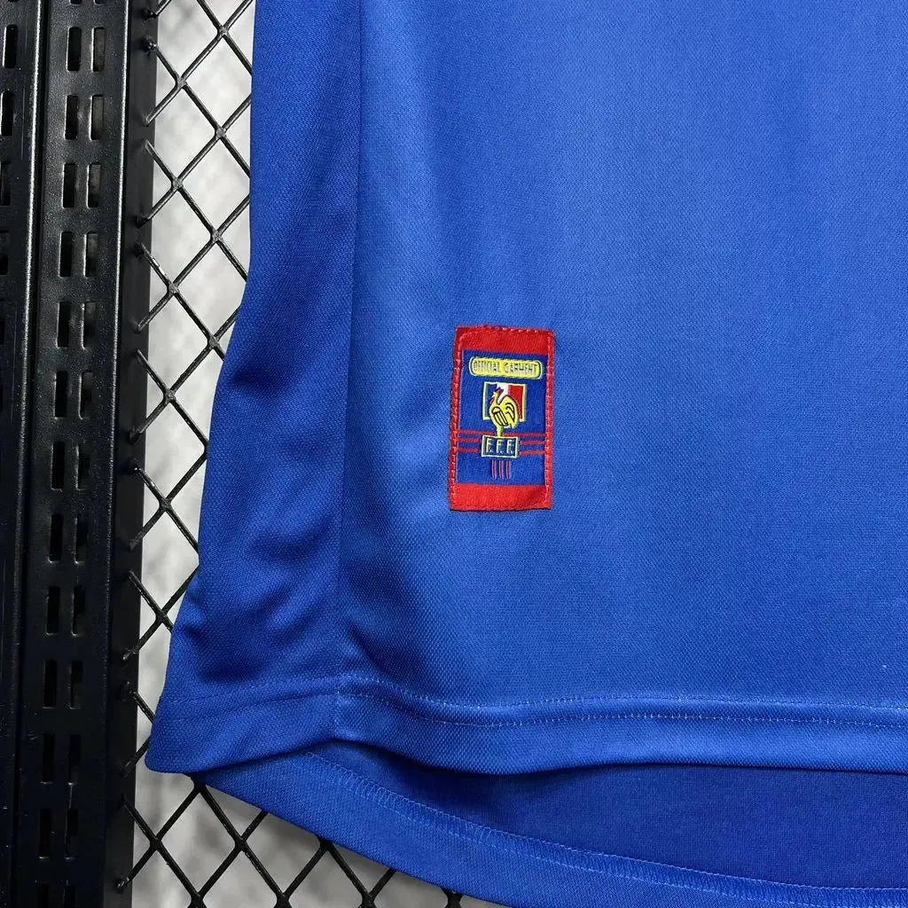"Camisa França Retrô Home 1998 - Torcedor Masculina Azul - Netmantos"