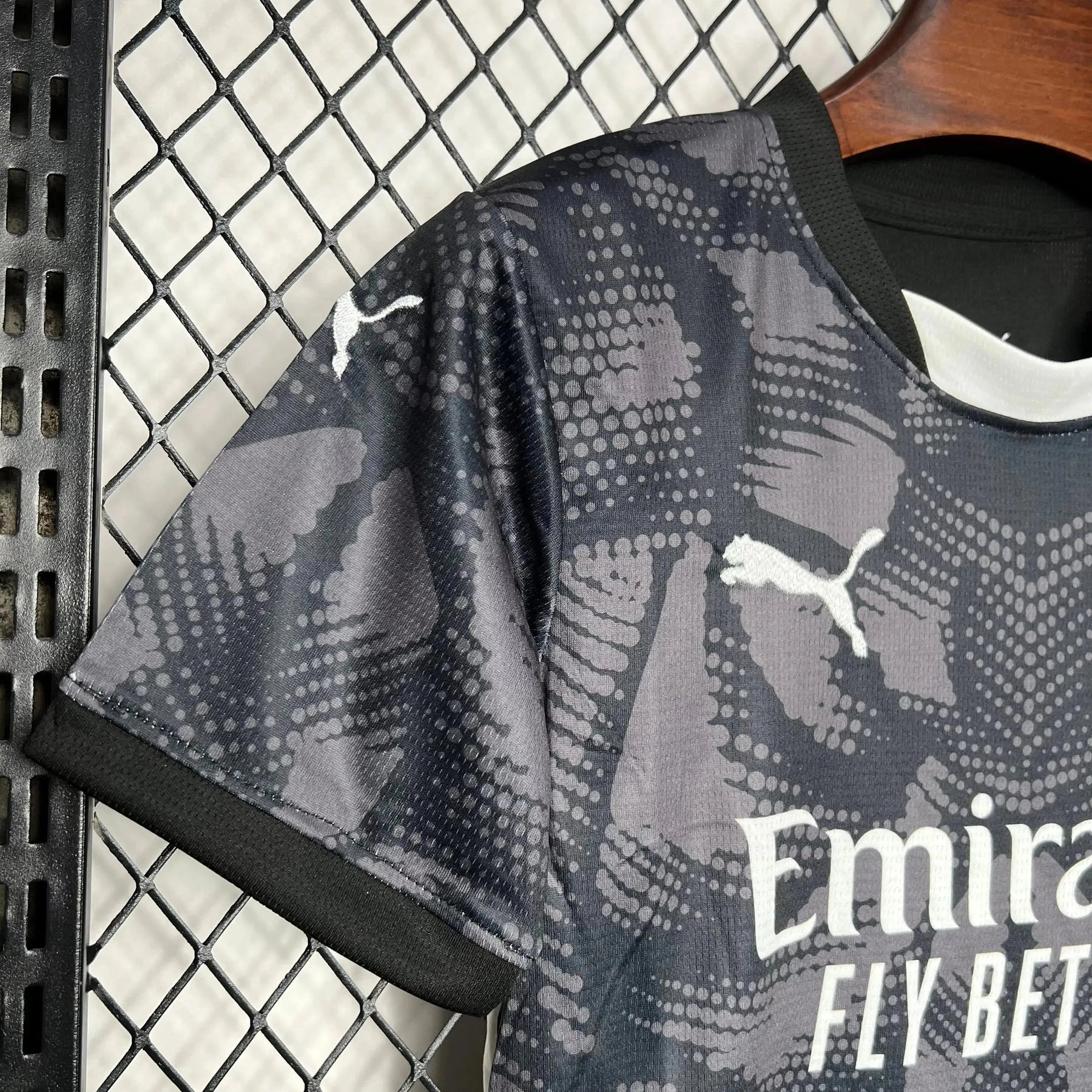 "Camisa AC Milan Goleiro 24/25 - Torcedor Infantil Preta - Netmantos"