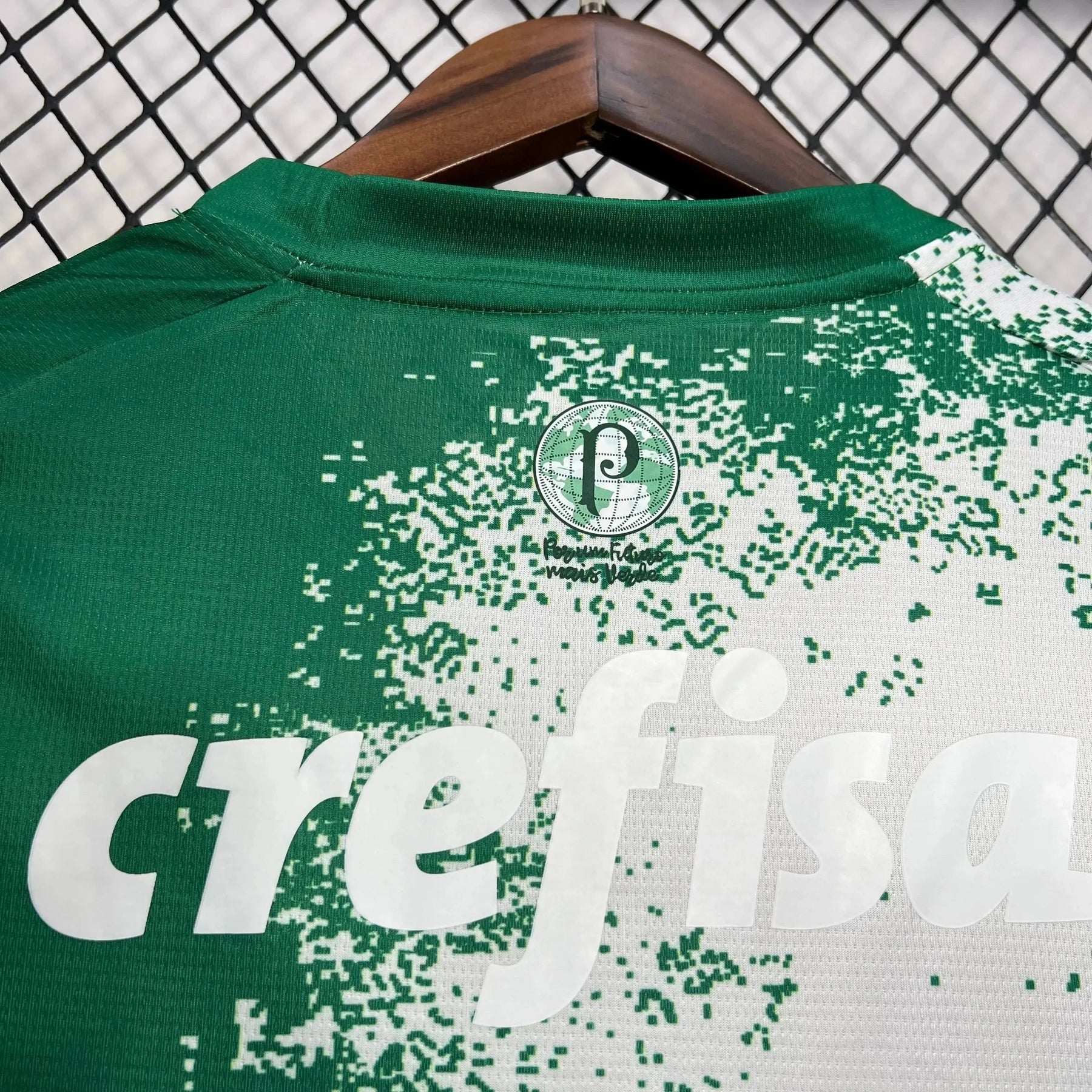 "Camisa Palmeiras Edição Meio Ambiente 24/25 - Torcedor Masculina Manhcada Branca - Netmantos"