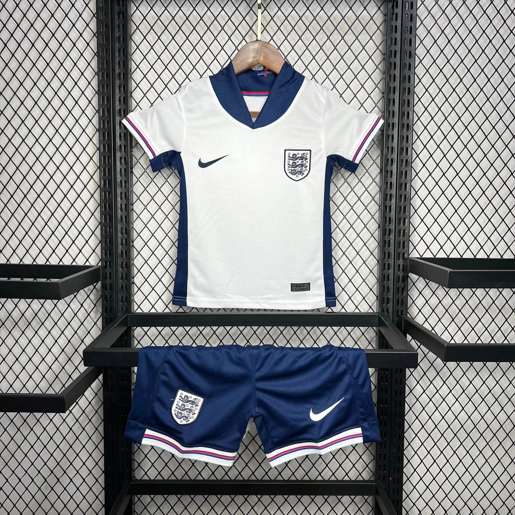 "Camisa Inglaterra Home 24/25 - Torcedor Infantil Branca - Netmantos"