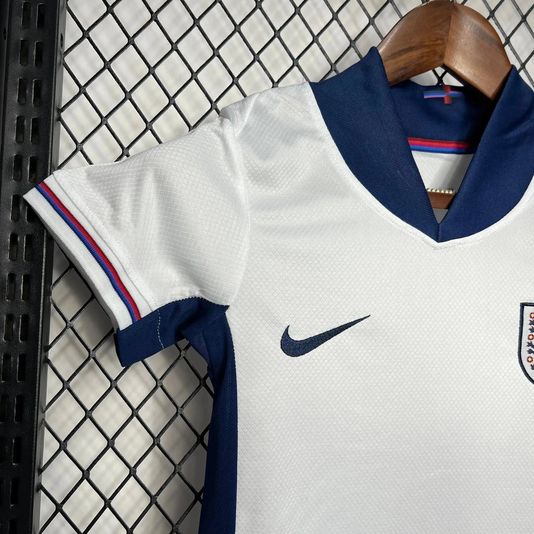 "Camisa Inglaterra Home 24/25 - Torcedor Infantil Branca - Netmantos"