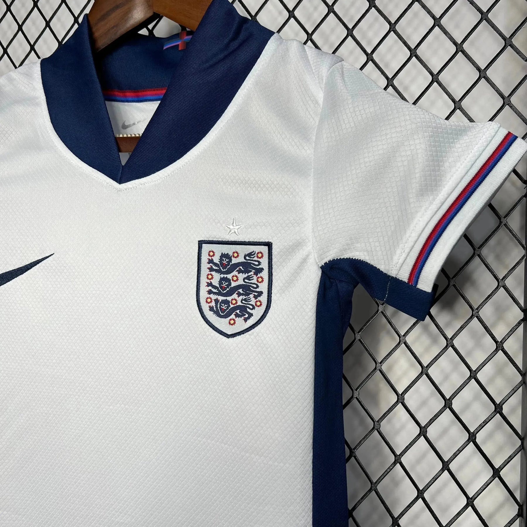 "Camisa Inglaterra Home 24/25 - Torcedor Infantil Branca - Netmantos"