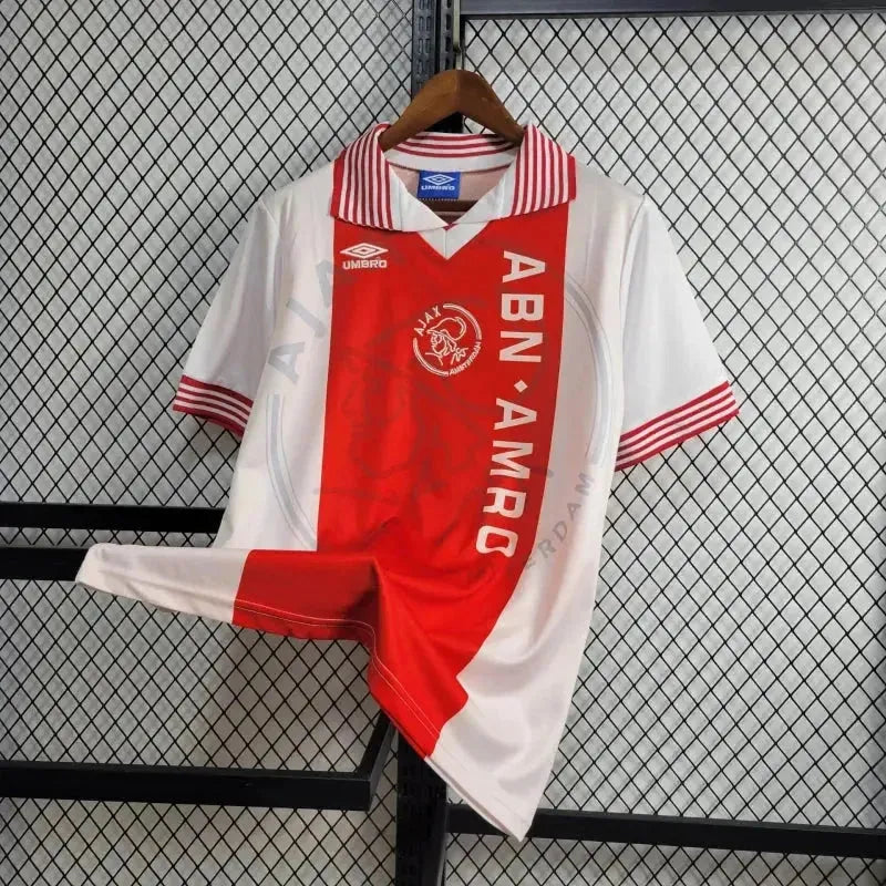 "Camisa Ajax Retrô Home 1995/96 - Torcedor Masculina - Netmantos"