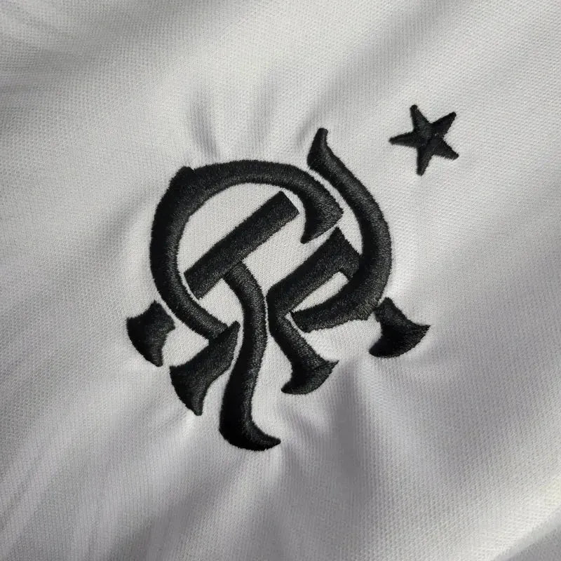"Camisa Flamengo Away 24/25 - Torcedor Infantil Branca - Netmantos"