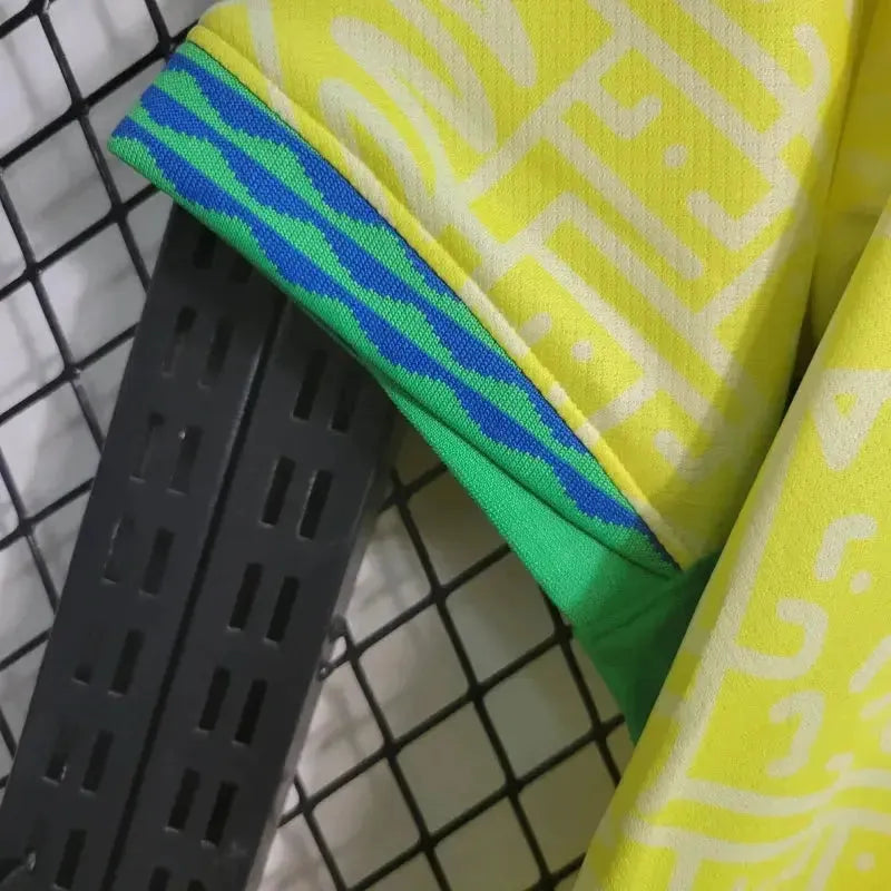 "Camisa Brasil Home 24/25 - Torcedor Masculina Amarela - Netmantos"