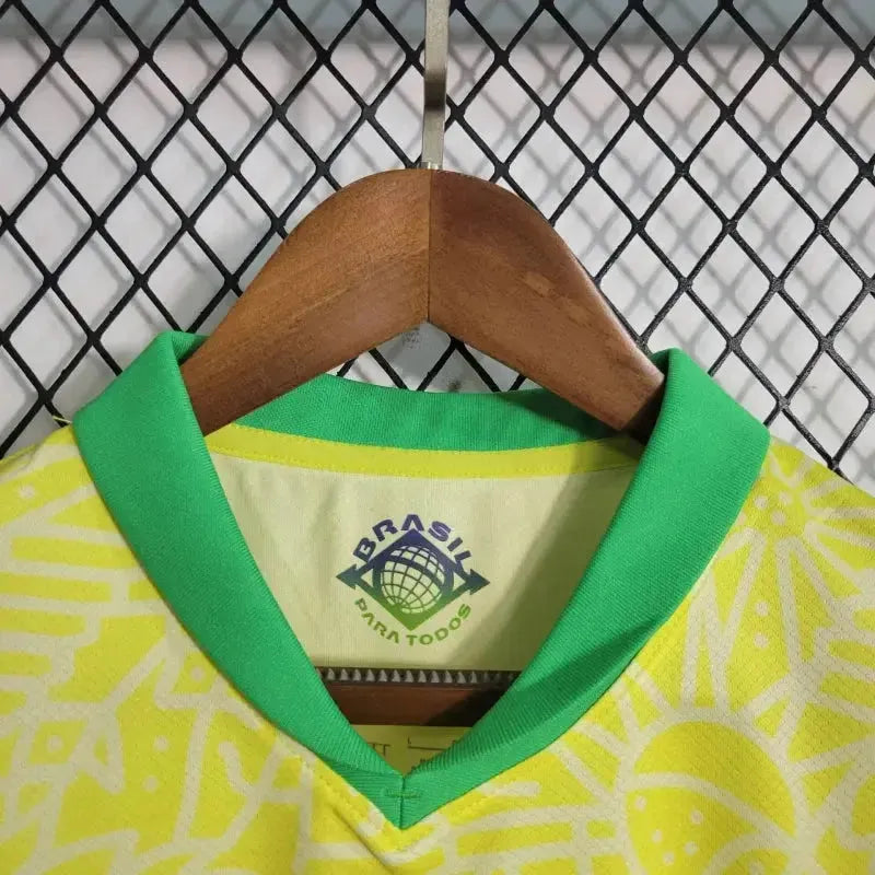 "Camisa Brasil Home 24/25 - Torcedor Masculina Amarela - Netmantos"