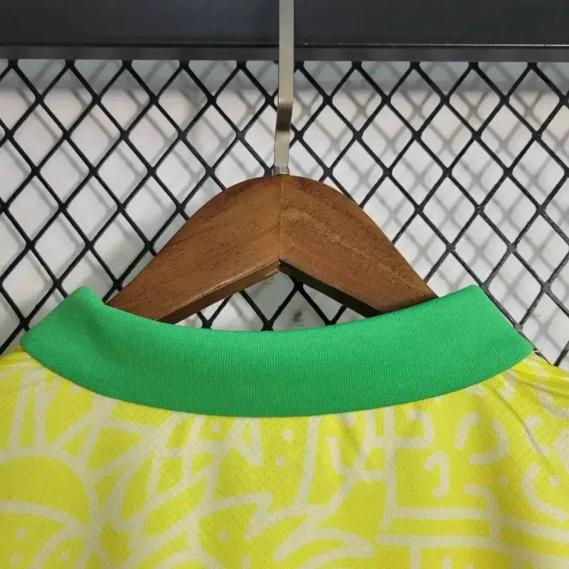 "Camisa Brasil Home 24/25 - Torcedor Masculina Amarela - Netmantos"