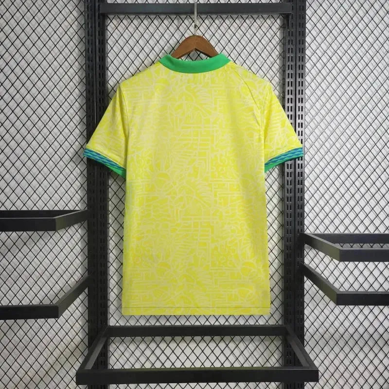 "Camisa Brasil Home 24/25 - Torcedor Masculina Amarela - Netmantos"