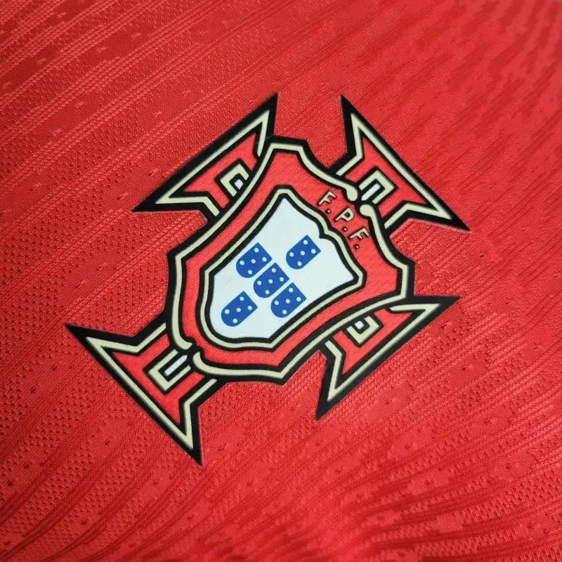 "Camisa Portugal Home 24/25 - Jogador Masculina Vermelha - Netmantos"