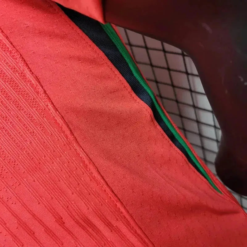 "Camisa Portugal Home 24/25 - Jogador Masculina Vermelha - Netmantos"
