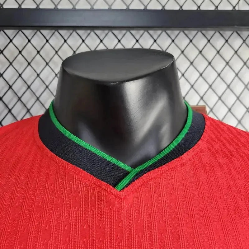 "Camisa Portugal Home 24/25 - Jogador Masculina Vermelha - Netmantos"