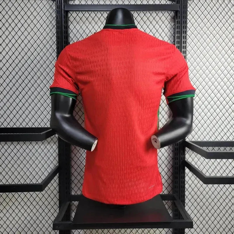 "Camisa Portugal Home 24/25 - Jogador Masculina Vermelha - Netmantos"