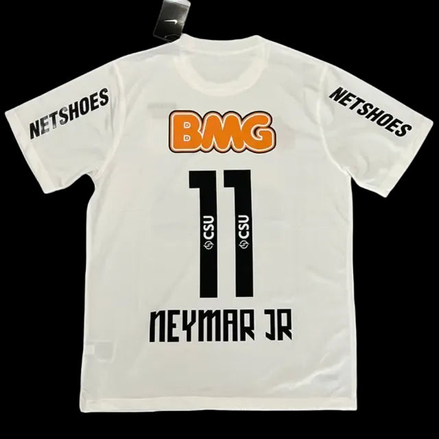 "Camisa Santista Home Retrô 2011/12 - Torcedor Masculina Branca - Netmantos"
