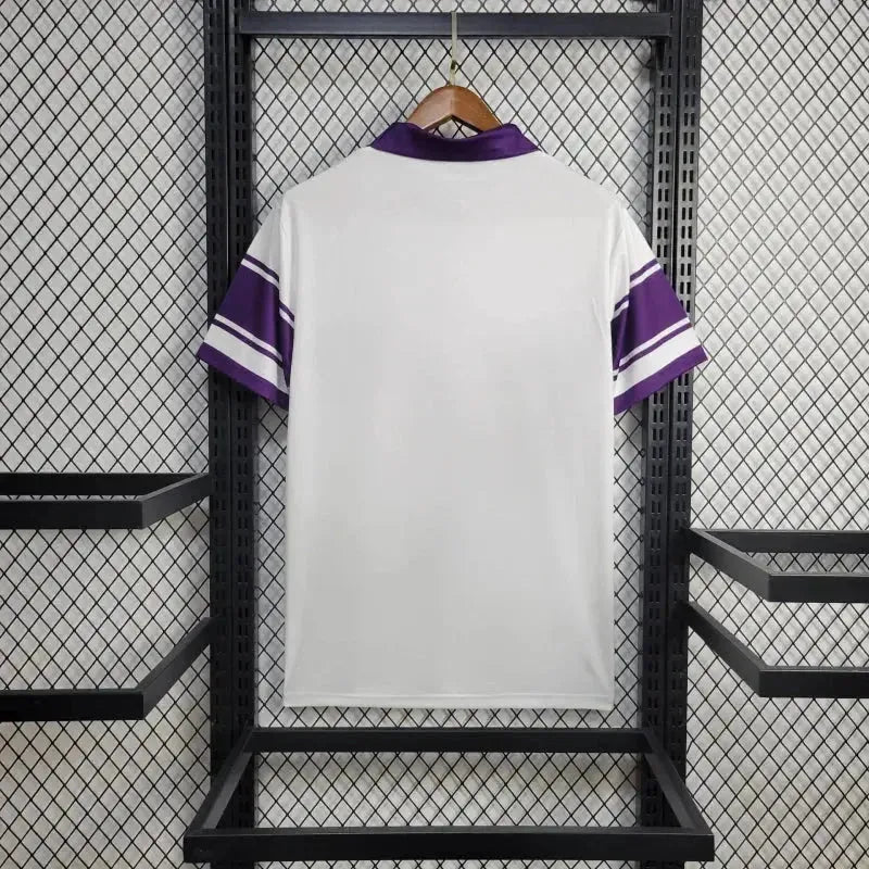 "Camisa Fiorentina Away Retrô 1984/85 - Torcedor Masculina Branca OPEL - Netmantos"