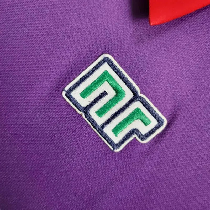 "Camisa Fiorentina Home Retrô 1984/85 - Torcedor Masculina Roxa OPEL - Netmantos"