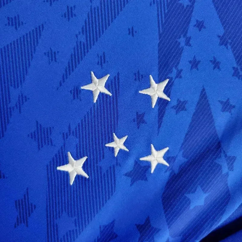 "Camisa Cruzeiro Home 24/25 - Torcedor Feminina Azul - Netmantos"