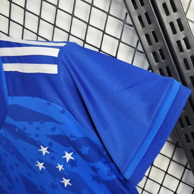 "Camisa Cruzeiro Home 24/25 - Torcedor Feminina Azul - Netmantos"