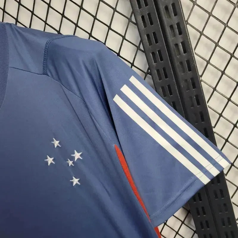 "Camisa Cruzeiro Treino 24/25 - Torcedor Masculina Azul - Netmantos"