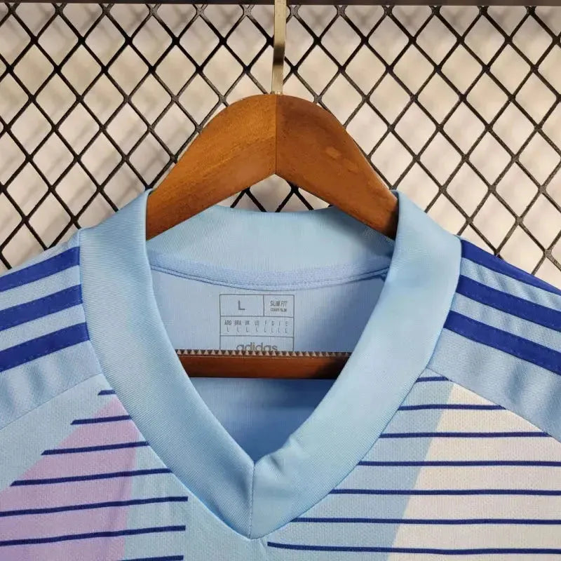 "Camisa Argentina Goleiro 24/25 - Torcedor Masculina Azul - Netmantos"