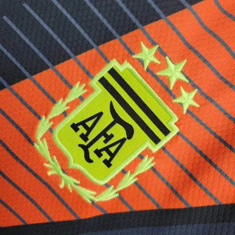 "Camisa Argentina Goleiro 24/25 - Torcedor Masculina Preta - Netmantos"