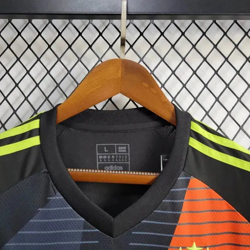 "Camisa Argentina Goleiro 24/25 - Torcedor Masculina Preta - Netmantos"