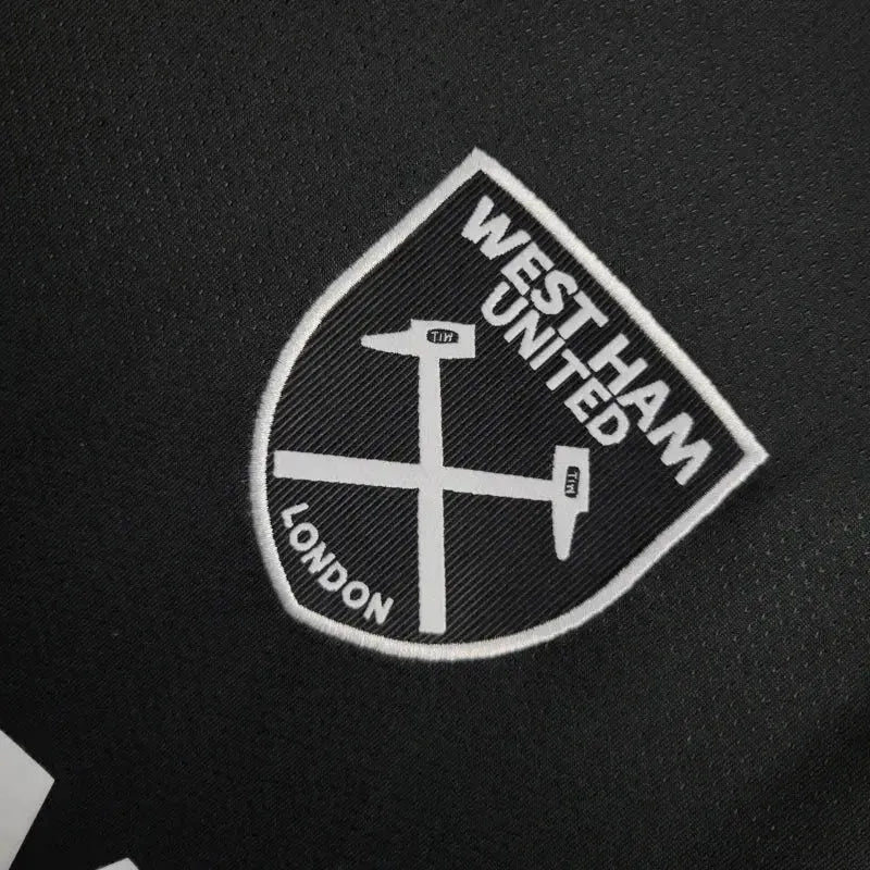"Camisa West Ham Away 2 24/25 - Torcedor Masculina Preta - Netmantos"