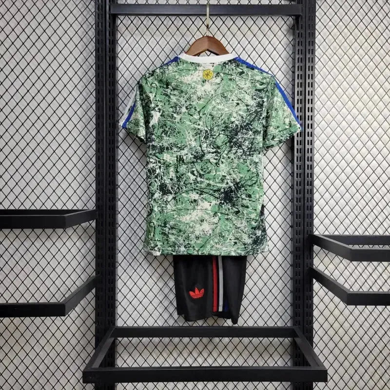 "Camisa Manchester United 24/25 - Torcedor Infantil Verde - Netmantos"