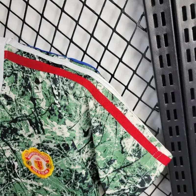 "Camisa Manchester United 24/25 - Torcedor Infantil Verde - Netmantos"