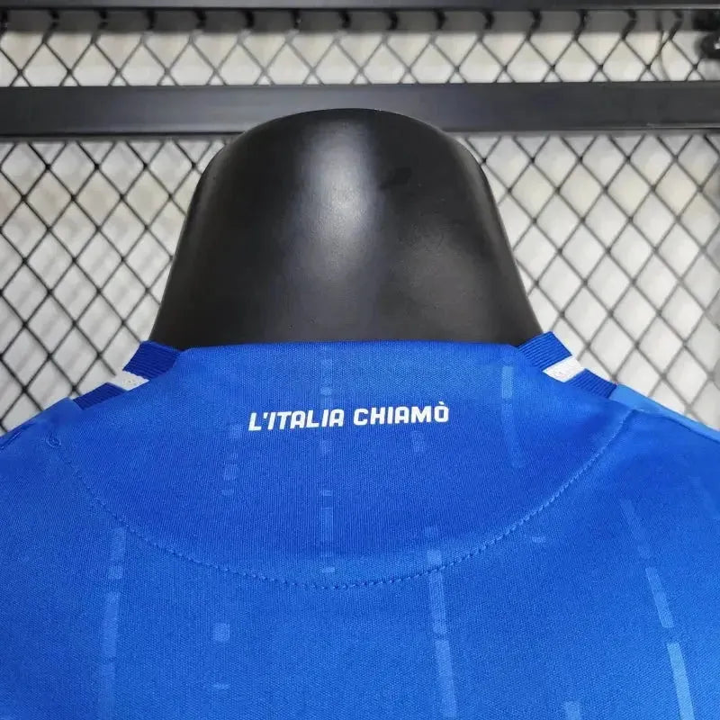 "Camisa Itália Home 24/25 - Jogador Masculina Azul - Netmantos"