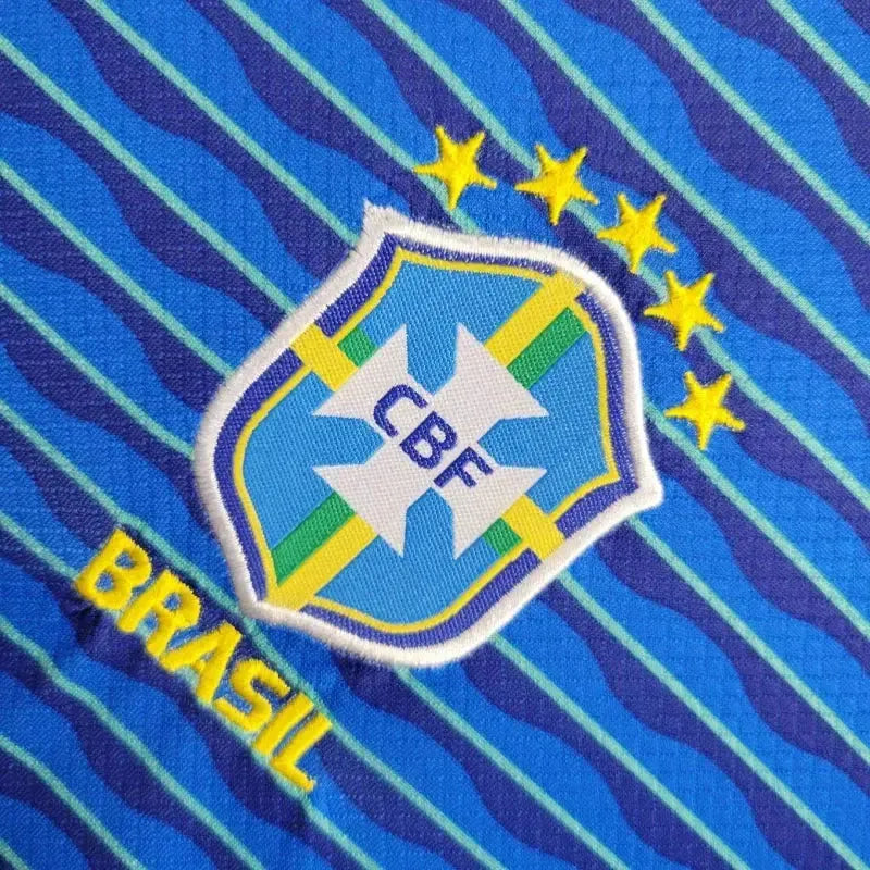"Camisa Brasil Away 24/25 - Torcedor Infantil Azul - Netmantos"