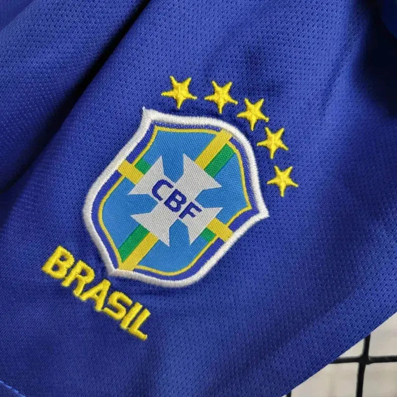 "Camisa Brasil Away 24/25 - Torcedor Infantil Azul - Netmantos"