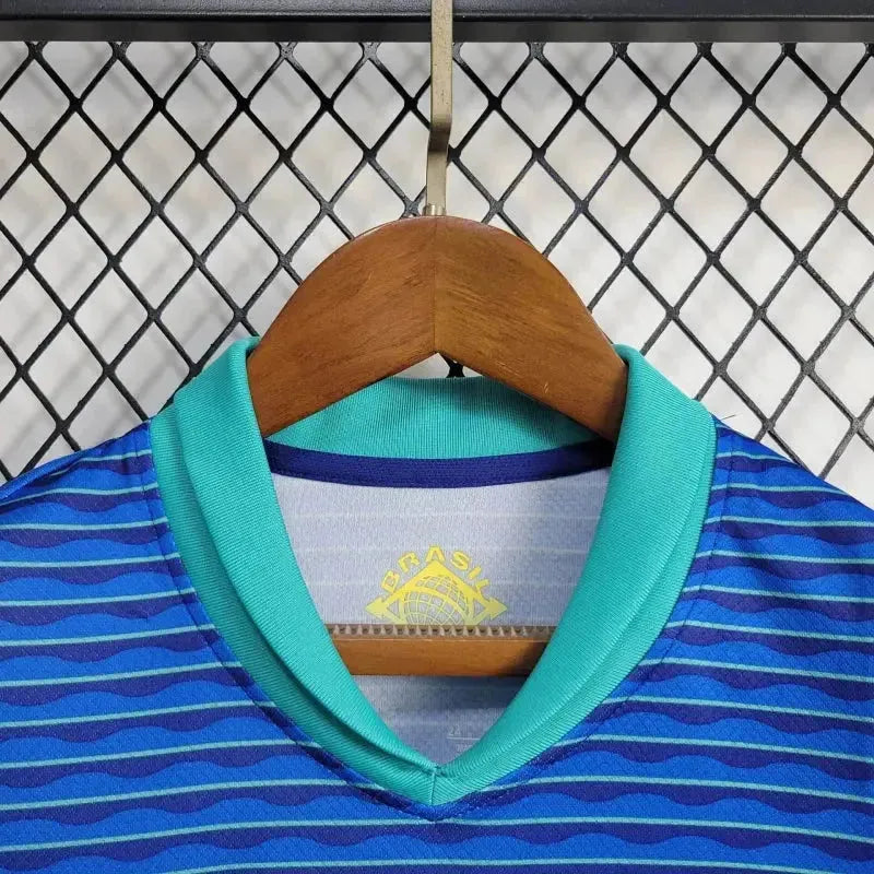 "Camisa Brasil Away 24/25 - Torcedor Infantil Azul - Netmantos"