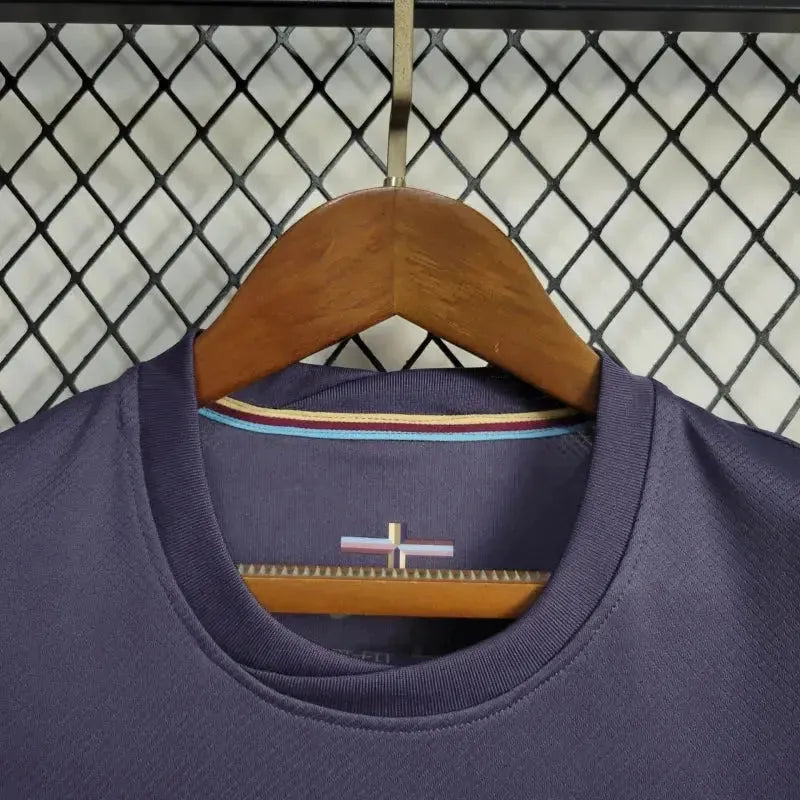 "Camisa Inglaterra Away 24/25 - Torcedor Infantil Roxa - Netmantos"