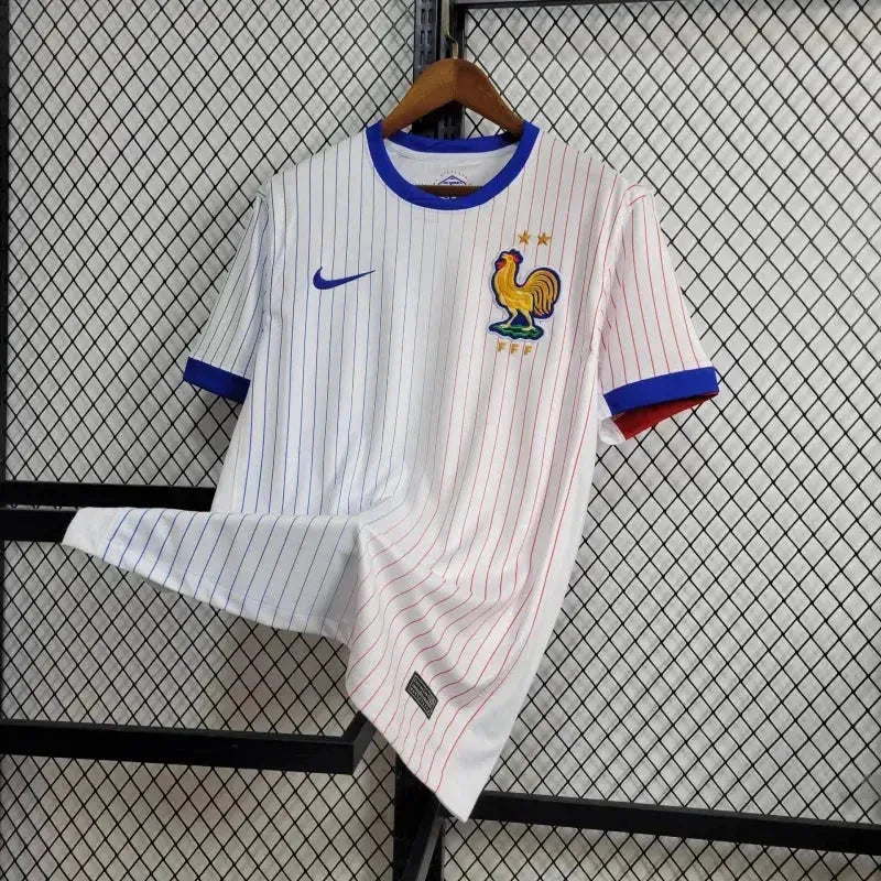 "Camisa França Away 24/25 - Torcedor Masculina Branca - Netmantos"