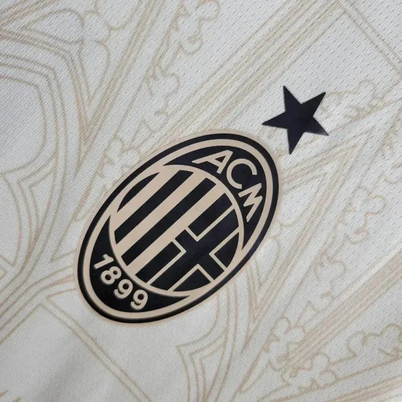 "Camisa AC Milan Fourth 24/25 - Torcedor Masculina Branca - Netmantos"