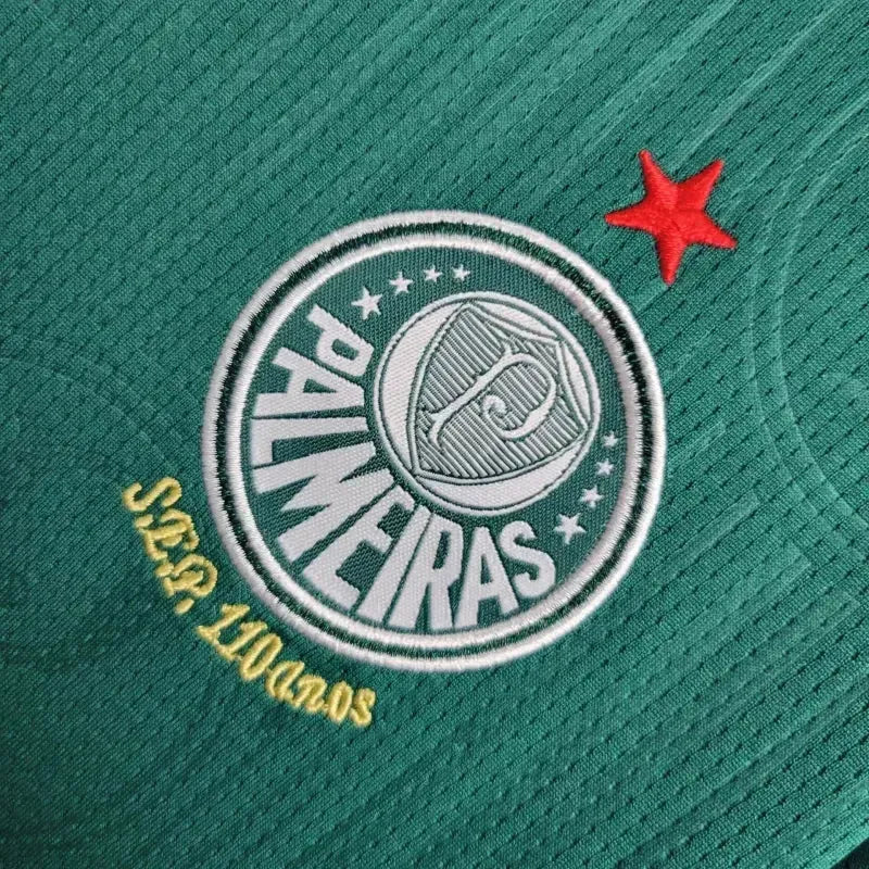 "Camisa Palmeiras Home 24/25 - Torcedor Infantil Verde e Dourado - Netmantos"