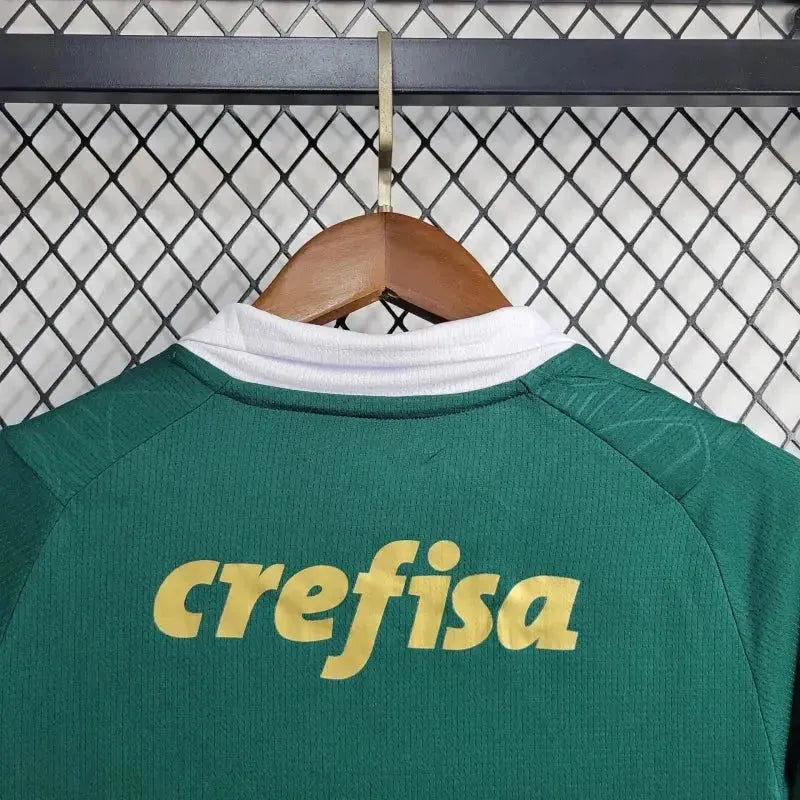 "Camisa Palmeiras Home 24/25 - Torcedor Infantil Verde e Dourado - Netmantos"