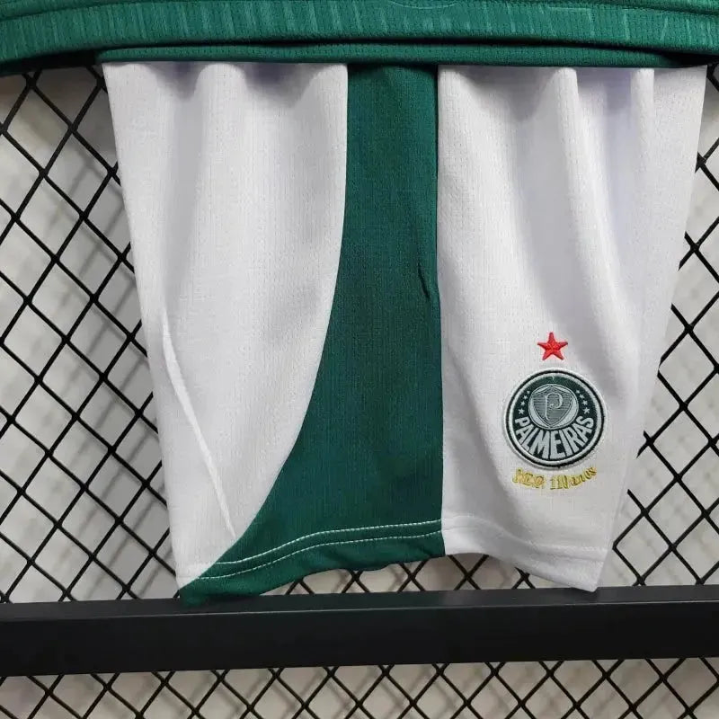 "Camisa Palmeiras Home 24/25 - Torcedor Infantil Verde e Dourado - Netmantos"