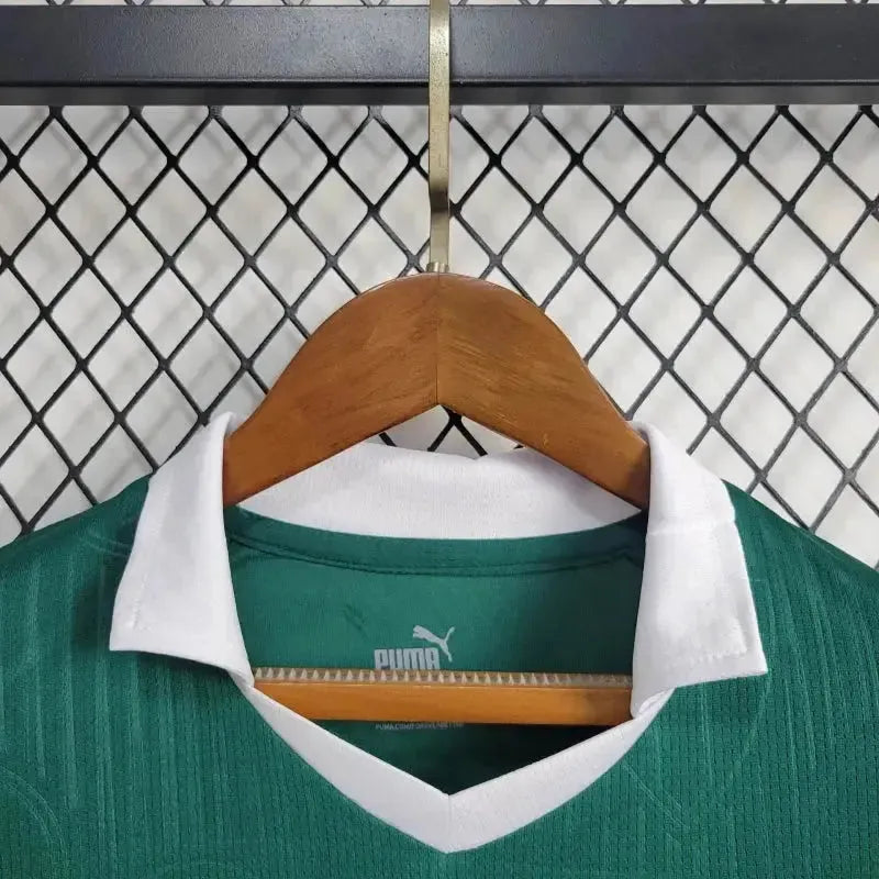 "Camisa Palmeiras Home 24/25 - Torcedor Infantil Verde e Dourado - Netmantos"